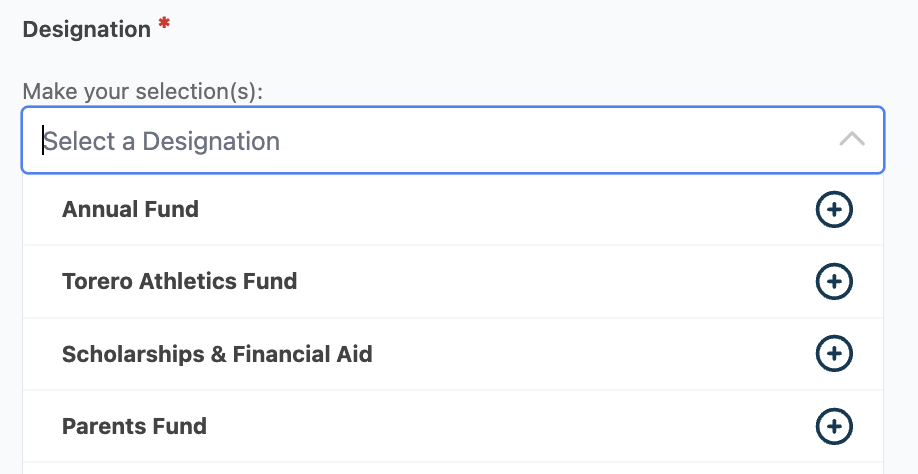 Designation Management: Setting Display, Requirement, and Order of ...